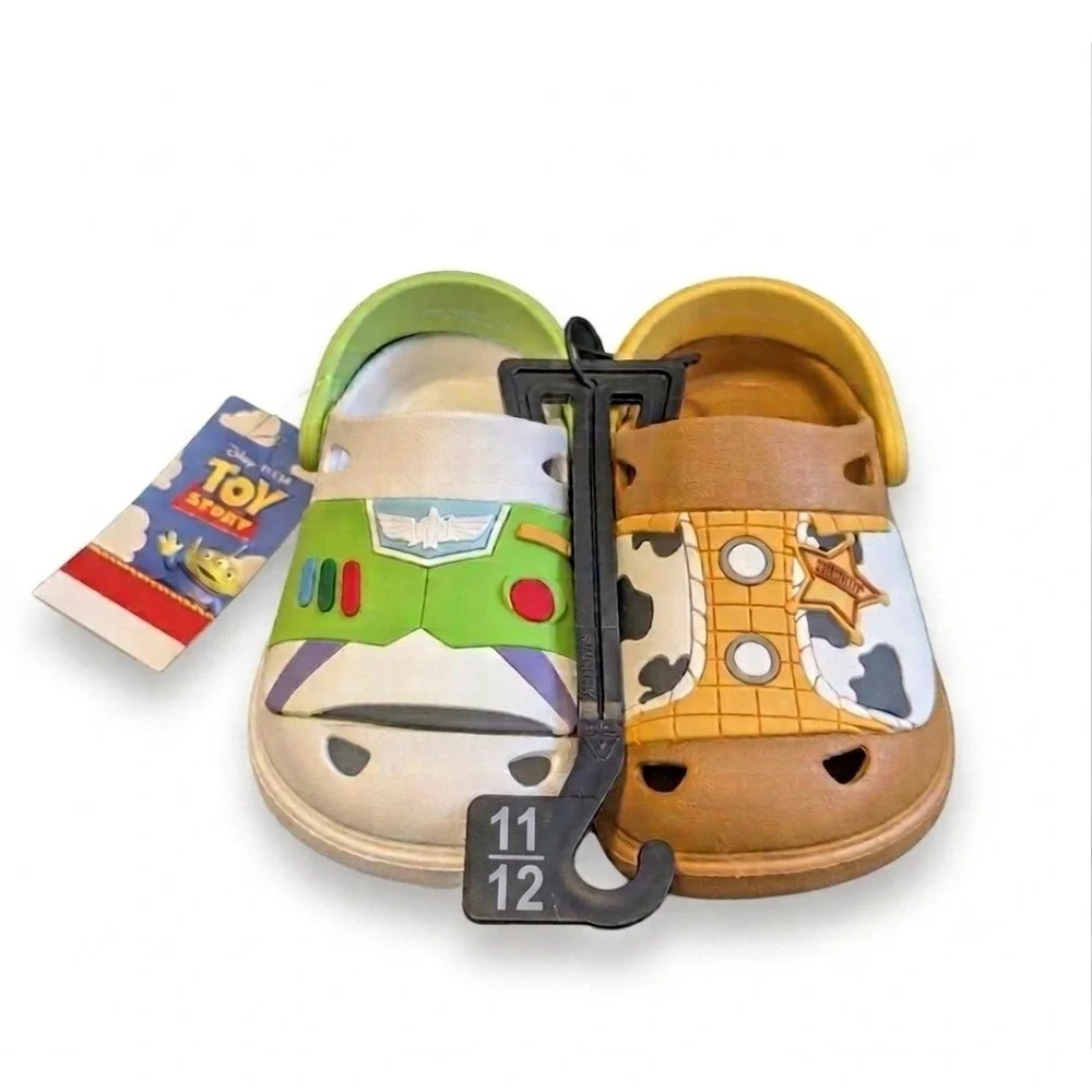 Toy Story Themed, Woody and Buzz, Slip on Toddler Shoes Size -11/12